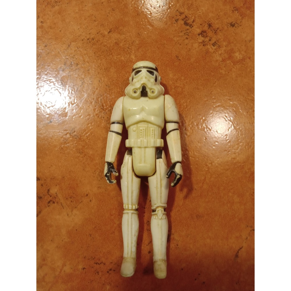 Vintage 1977 Star Wars Stormtrooper Action Figure Kenner GMFGI Hong Kong Loose